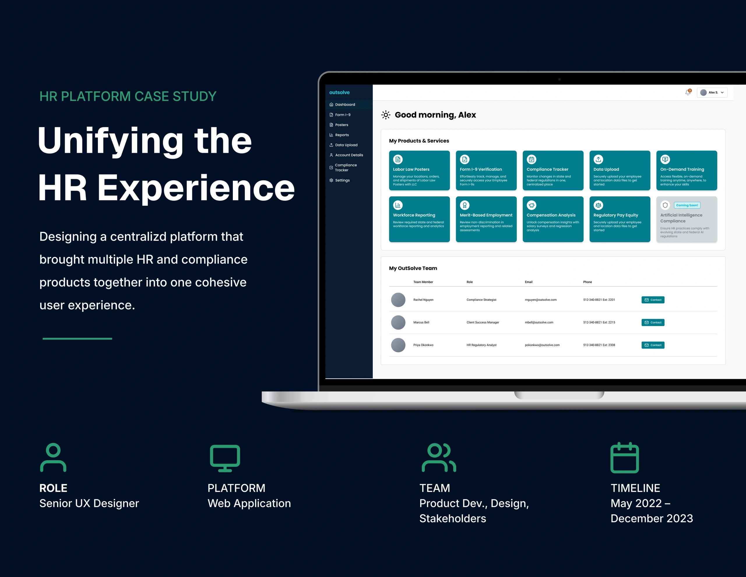 HR platform unifying HR and compliance products into a single user experience.