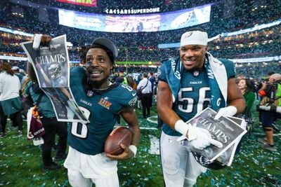 The Eagles celebrate the Super Bowl win that killed the Chiefs' dynasty