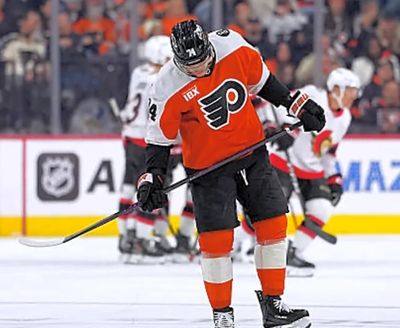 Owen Tippett of the Flyers