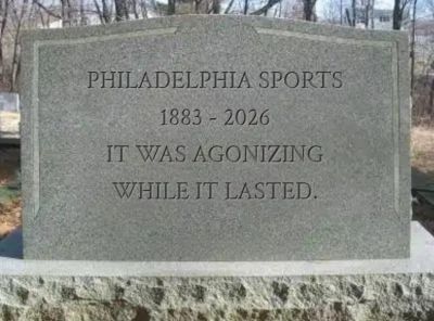 Philly sports appear to be six feet via Tombstonebuilder.neocities.orgunder