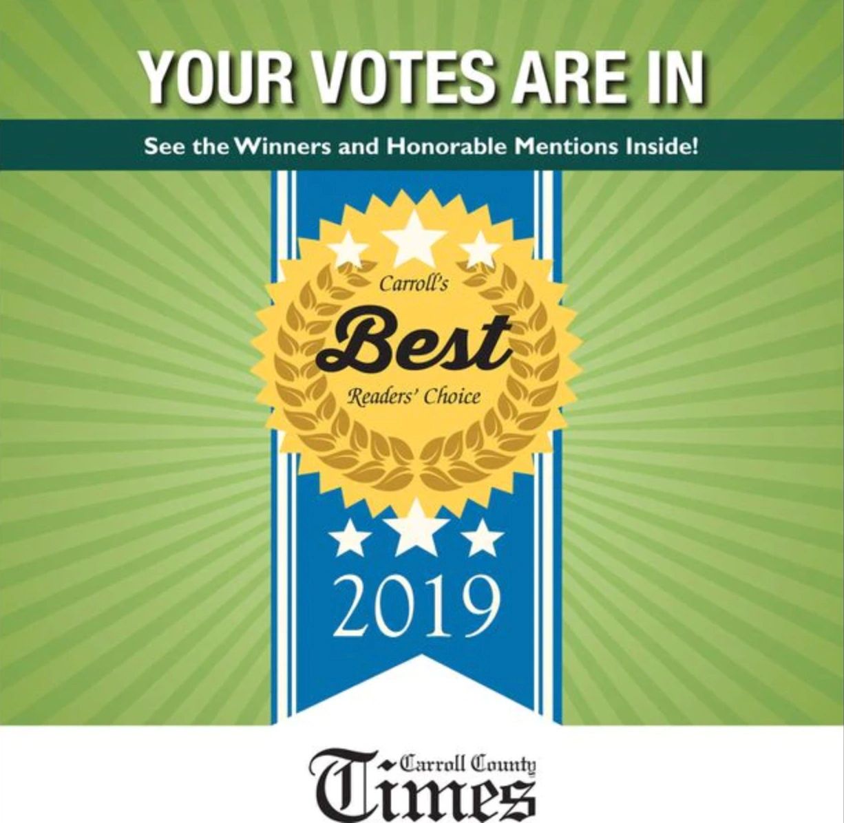 Voted Carroll S Best Deli 2019