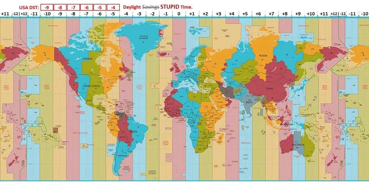 As Daylight Saving Time Ends, Track US Time Zones in BTS National  Transportation Atlas Database