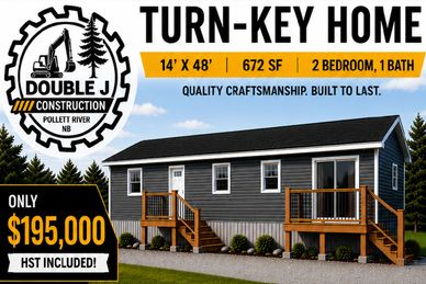 Turn-key home with 2 bedrooms and 1 bath priced at $195,000 including HST.