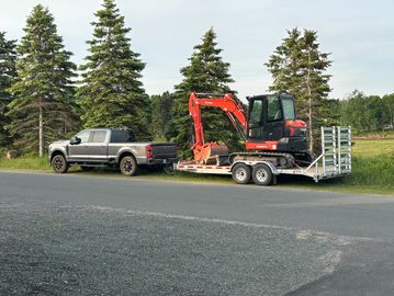 Kubota Small Excavator Equipment Rental in Bathurst NB