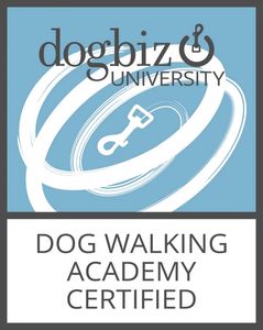 dog*biz Dog Walking Academy Certification Badge 