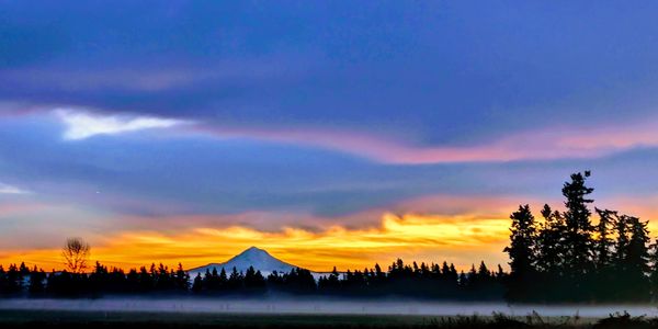 Mt Hood from my front gate