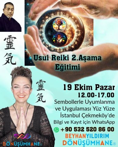 Usui Reiki İkinci Aşama Eğitimi Reiki Sembollerine Aracılığıyla Bilinçaltı DeğişiklikleriniHedefler.