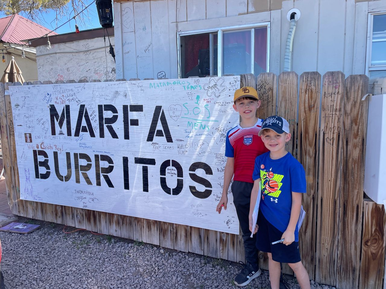 Marfa Burritos is a family favorite