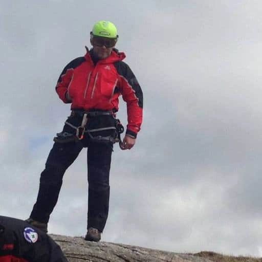 John served with Scottish Mountain Search and Rescue in the Outer Hebrides