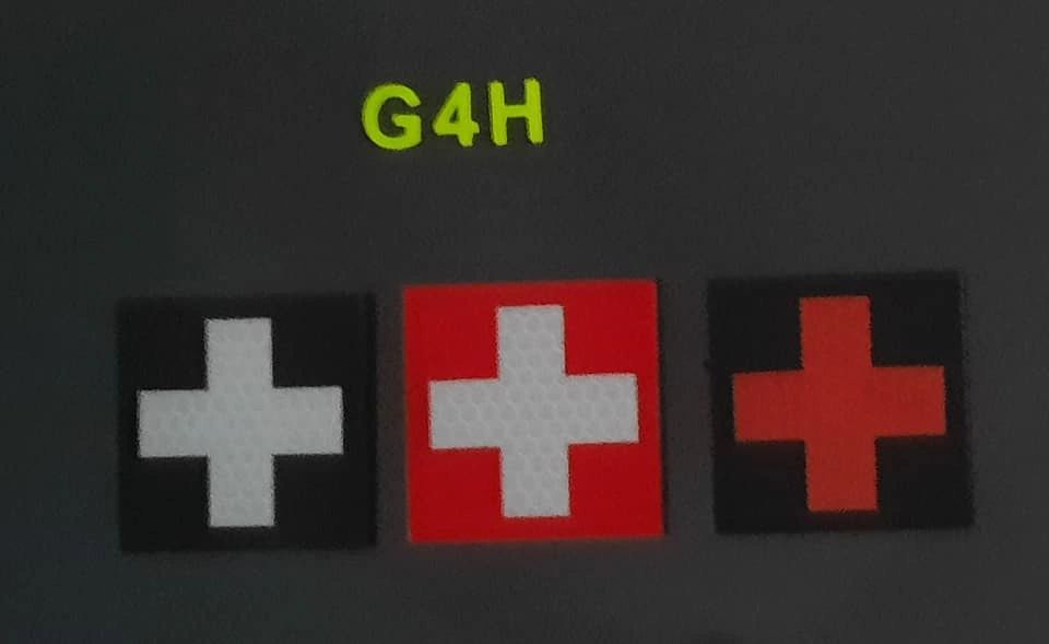 Medic Cross Laser Cut Morale Patch – Reflective First Aid – UBACS/Bergen – British Military Style