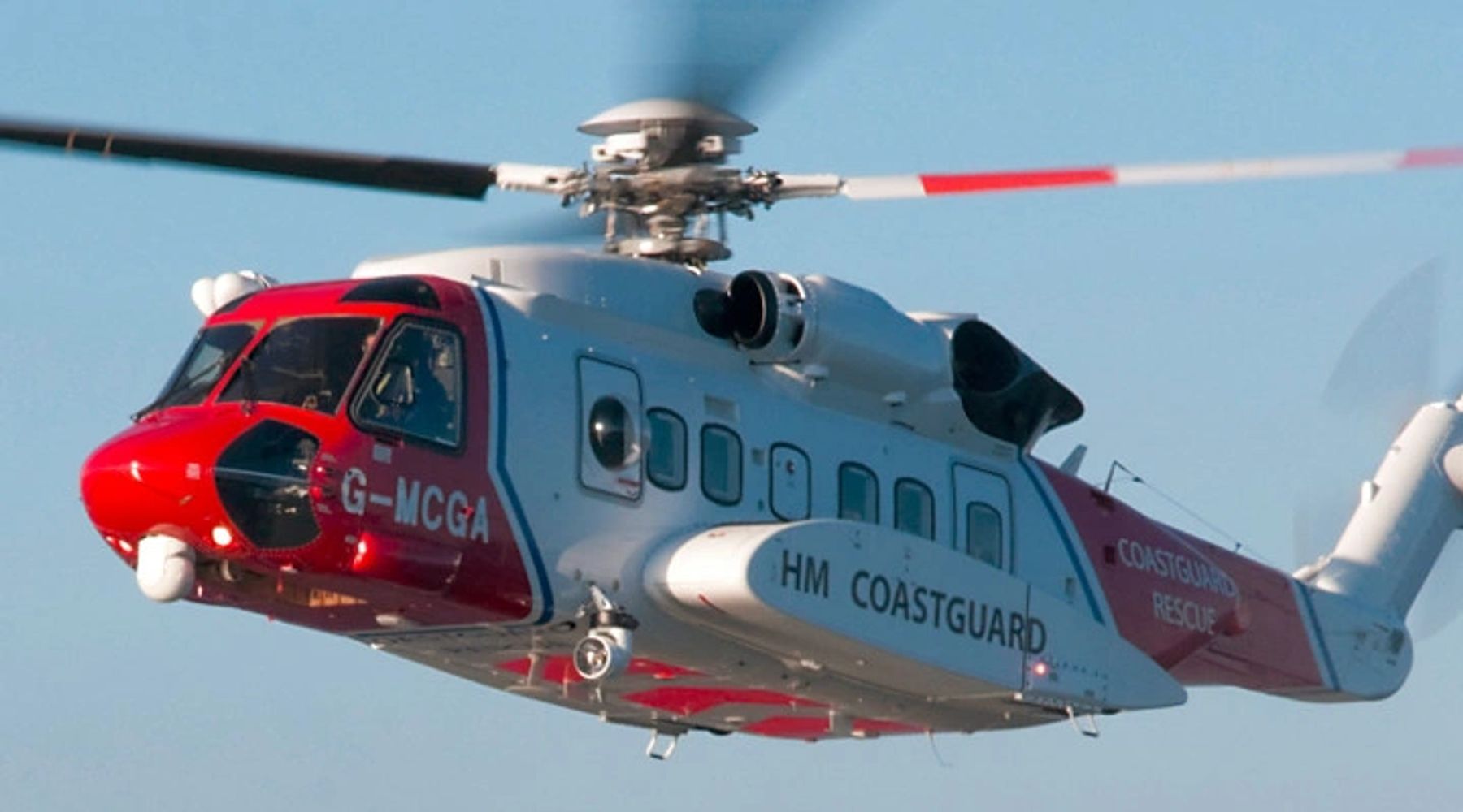 Search And Rescue supply company G4H Rescue with Coastguard S92 helicopter