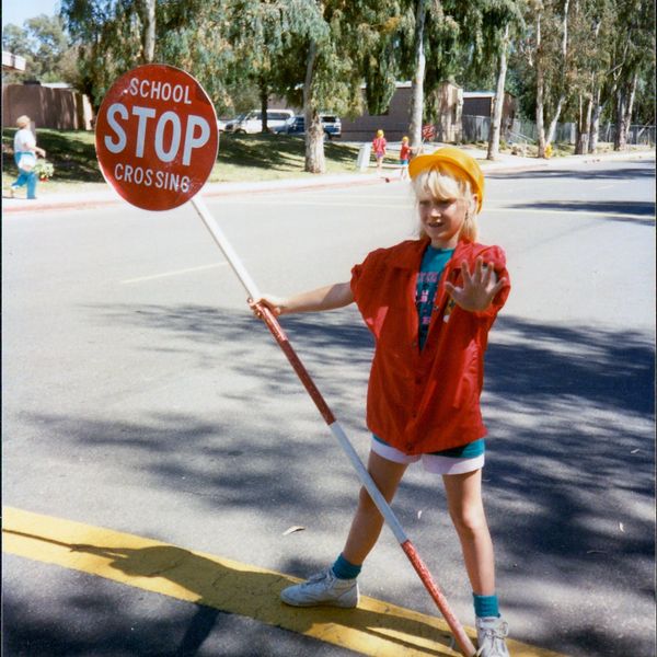 Kym on Safety Patrol at Painted Rock