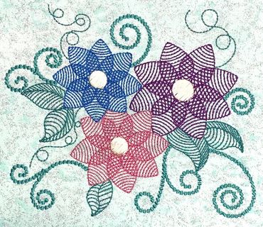 Flower Machine Embroidery Digital Download File SEW, JPX, JEF, JEF+,NGS, U, TAP, HUS, VIP, PES, M3, EXP, HD, SST, XXX, EBD, DST, DSZ, TBF, SHV, ZO, 10O, VP3 

