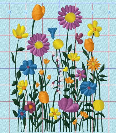 Wildflower Machine Embroidery SEW, JPX JEF U, TAP HUS VIP PES M3 EXP HD SST XXX EBD DST DSZ TBF SHV