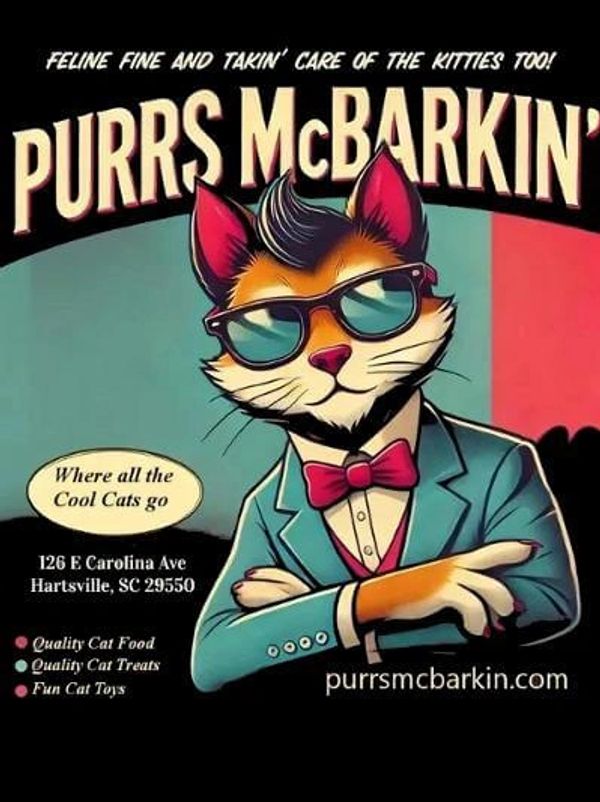 Purrs McBarkin'  Cat food 
