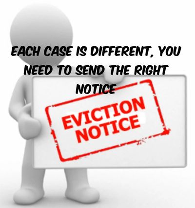 how to send an eviction notice 