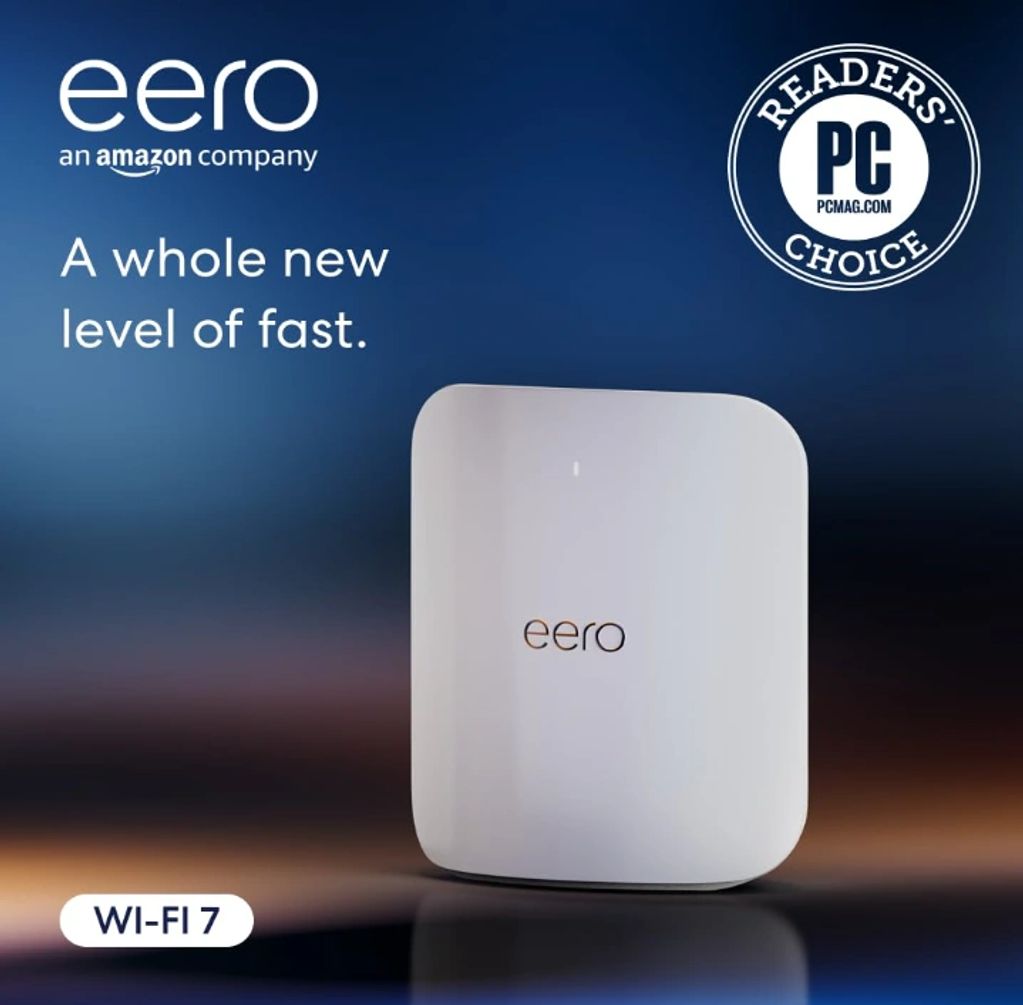 Amazon eero Max 7 mesh wifi router (newest model) - Supports internet plans up to 10 Gbps