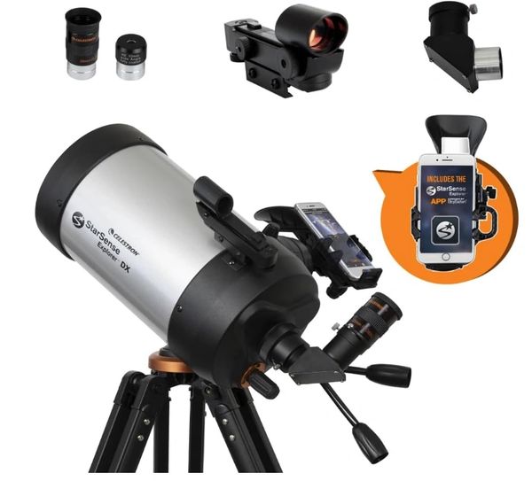 Celestron StarSense Explorer DX 5-inch App-Enabled Telescope – 130mm Schmidt-Cassegrain