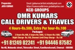 Omr Kumars call drivers and travels 