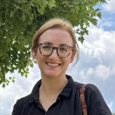 Confident woman smiling as she looks ahead