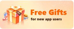 free gifts for new app users