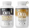 OM MUSHROOM SUPERFOOD Master Blend Mushrooms & Adaptogens Capsules, for Immune and Stress Relief*†