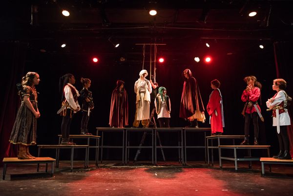 The premier of Robin of Greenwood was produced by Piper Theater and performed The Gallery Players. J