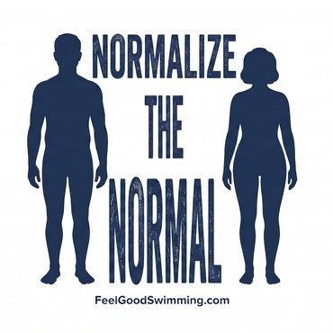 Silhouettes of a man and woman with the phrase 'Normalize the Normal'.