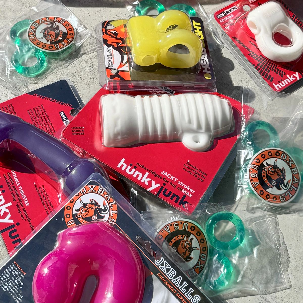 BIG BAG OF TOYS...11-16 OXBALLS toys value $290-$340, $200+ OFF!