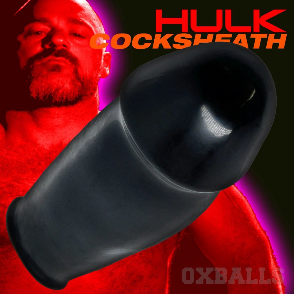 HULK the hugest thickest monster adjustFIT rubbery cocksheath OXBALLS