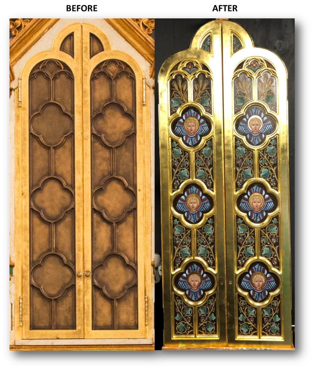 St. Joseph Shrine, Detroit
Altar Door Restoration Project
