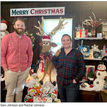 Sam and Rachel pictured in the Cape Cod Chronicle, December 2020.