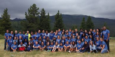 A large group of Student SJTI participants.