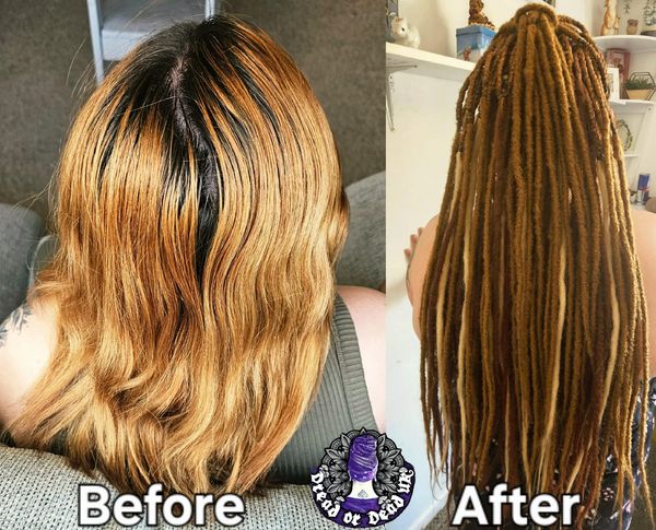 Full head calico synthetic dreadlocks extensions. Norfolk, UK