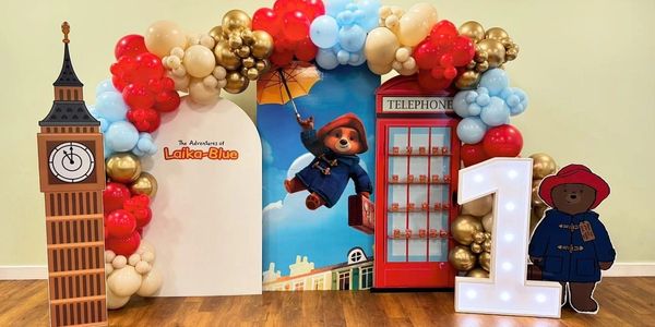 Paddington themed birthday display
