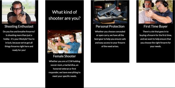 Informative guide on choosing firearms for different types of shooters and needs.
