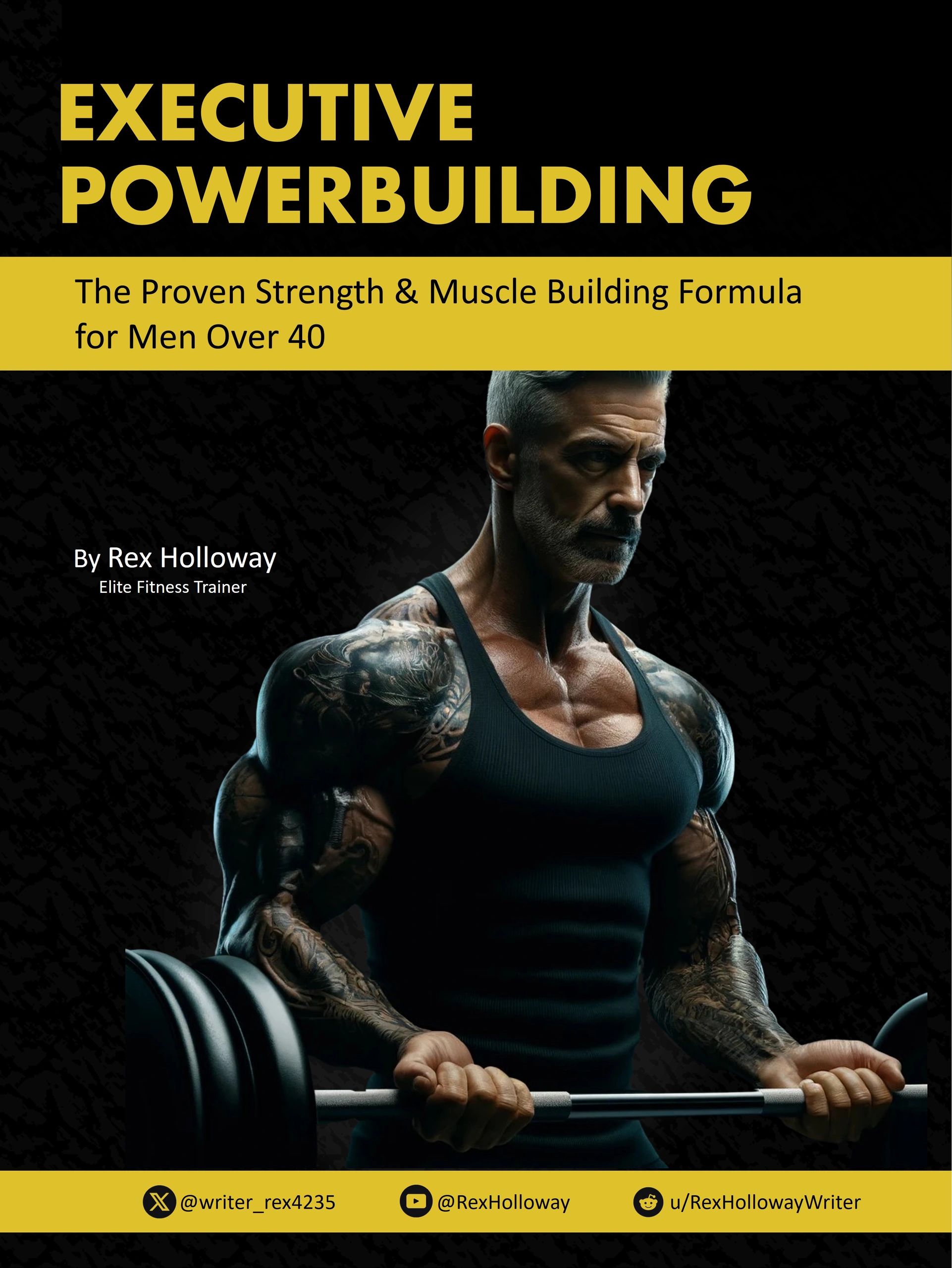 Cover of Executive Powerbuilding by Rex Holloway, a fitness book.