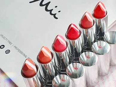 Mii cosmetics; lipsticks to suit every occasion and create the perfect pout