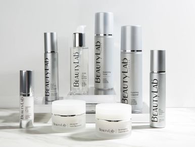 BeautyLab Essentials skincare products