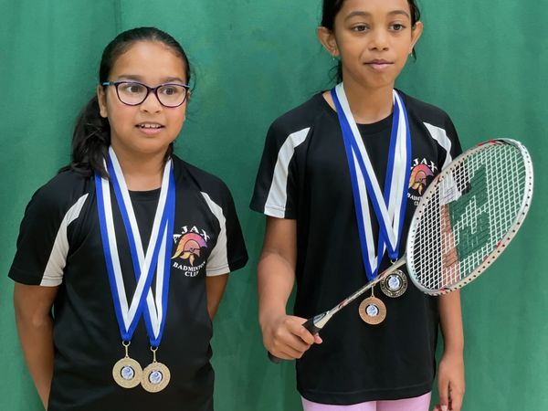 Winning Silver and Bronze in the singles and silver in the double in the Kent Futures. Girls U12