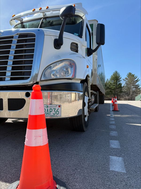 Our students use the same trucks for their CDL test