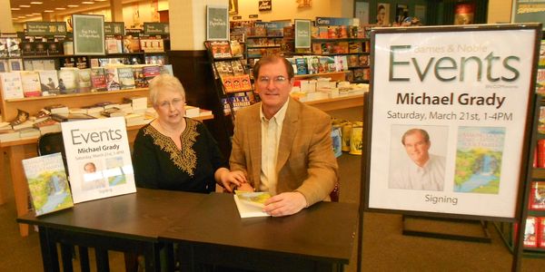 Michael and Nan at a book signing held at Barnes and Noble Bookstore in Florence, SC.