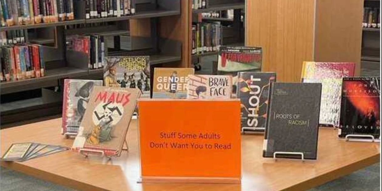 A recent display in Langley School available to 8th graders undermining parental authority