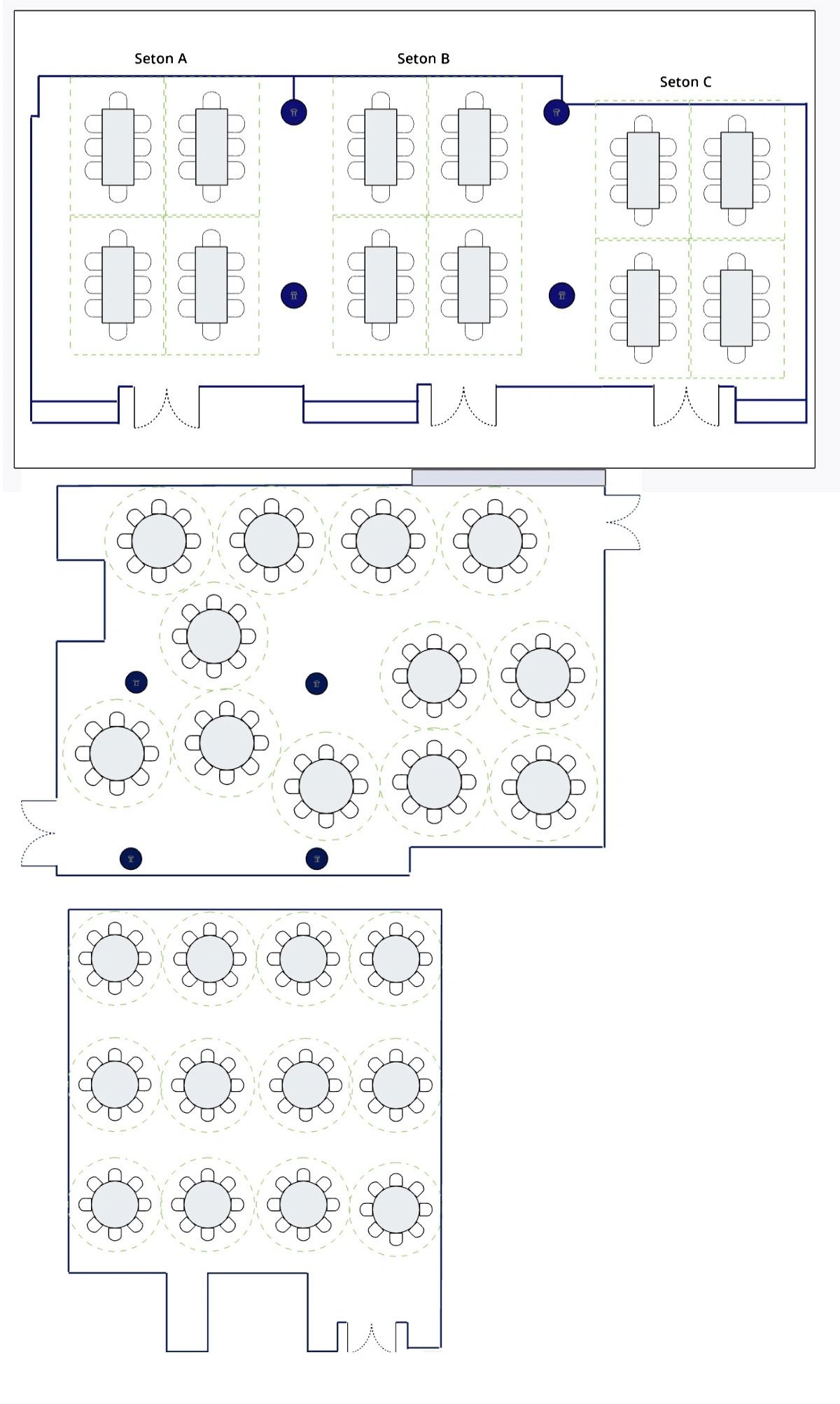 Sample Floor Plans for Calgary Tabletop Game Day