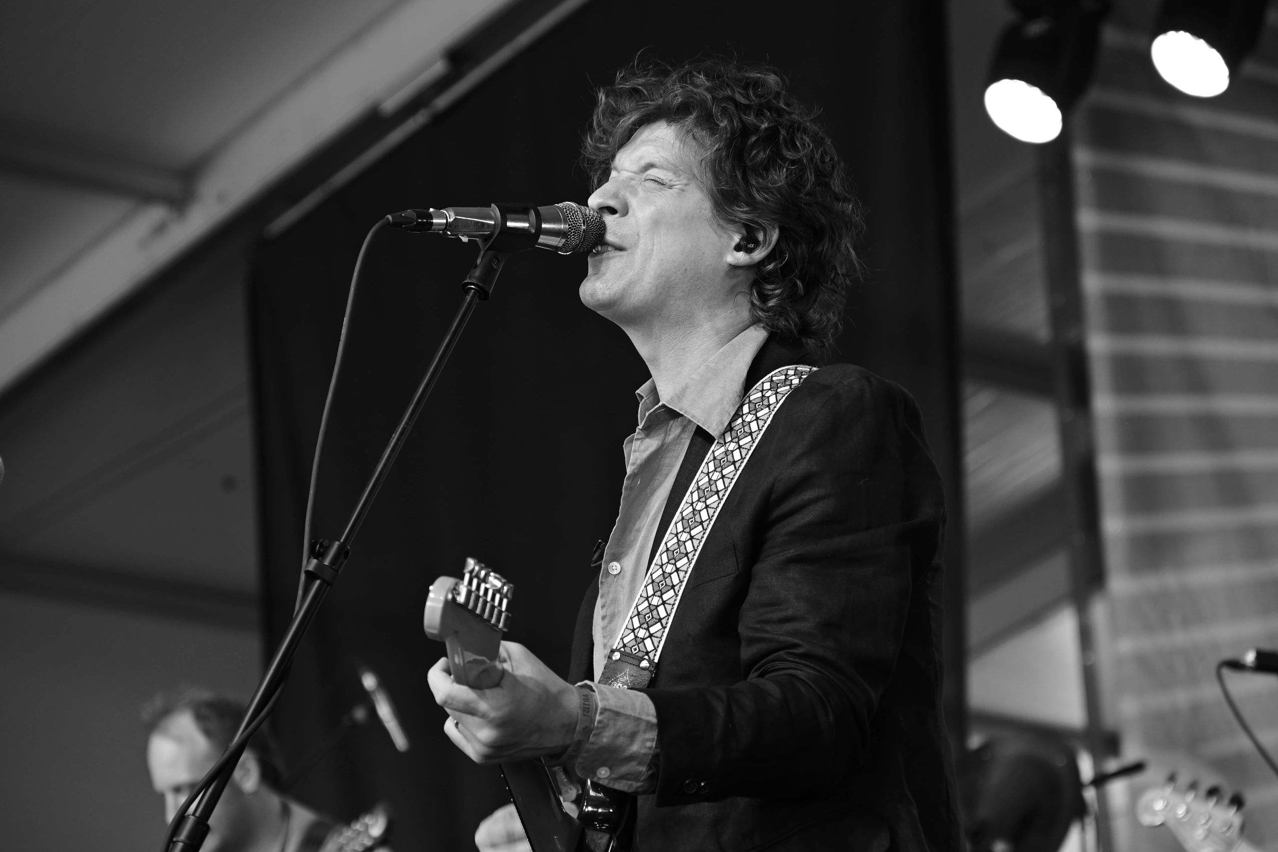 Deer Tick's Ian O'Neil at the 2026 Newport Jazz Festival