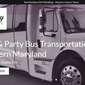 Party Bus Website