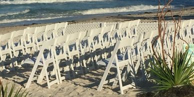 Lido Beach Resort Wedding Ceremony Chairs
