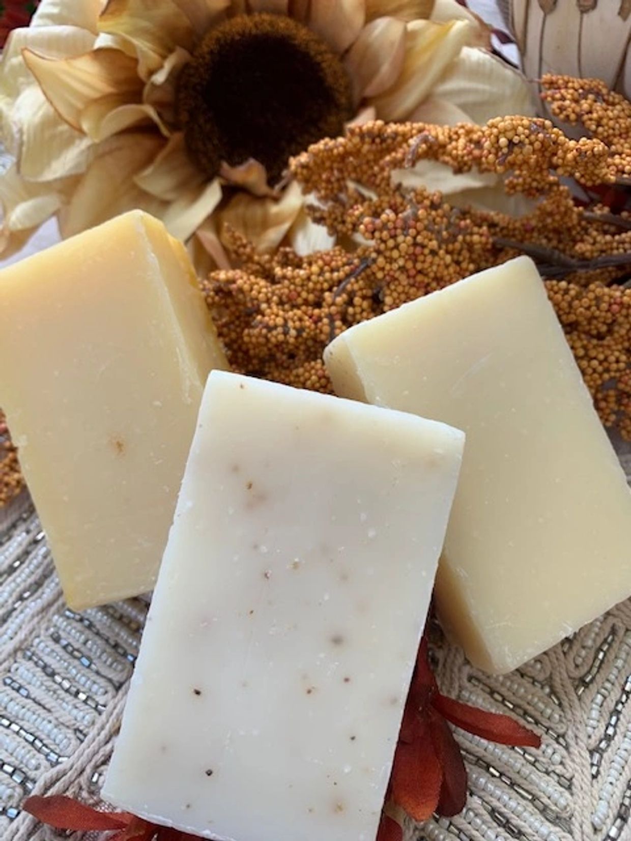 Our bar soaps are 85% organic. with rich scents from organic essential oils. Woodmont Rose bar soaps