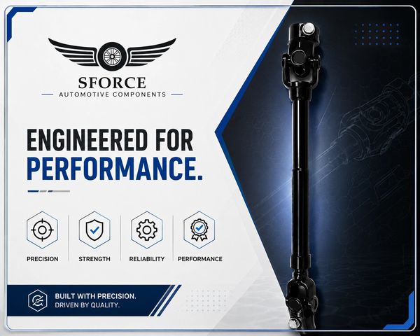 Automotive component emphasizing precision, strength, reliability, and performance.