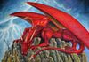 Resting Dragon - acrylic on canvas, 51 x 40 cm. unframed £200 